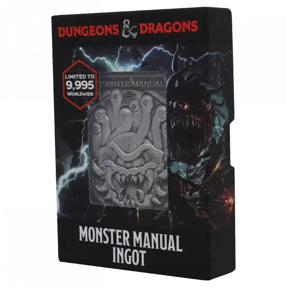 Fanattik - Ingot & Metal Card - Dungeons & Dragons - Monster Manual