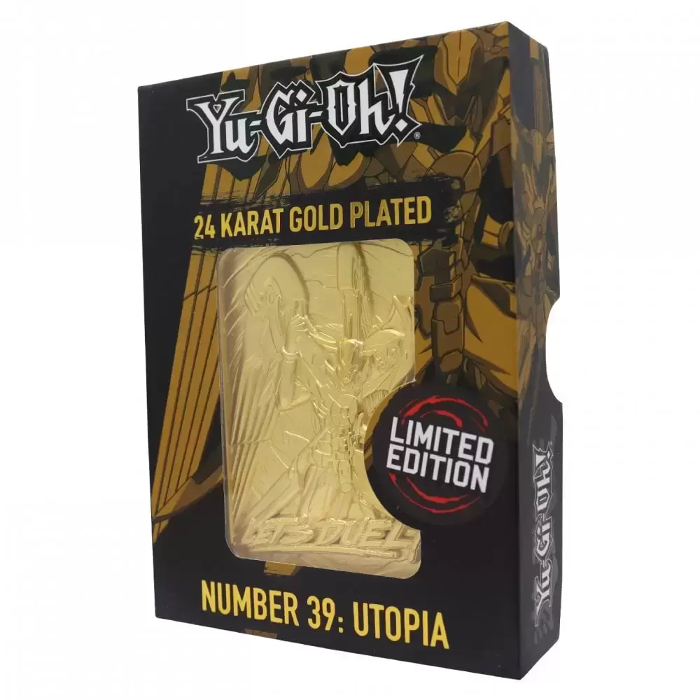 Fanattik - Ingot & Metal Card - Yu-Gi-Oh! - Number 39: Utopia Gold