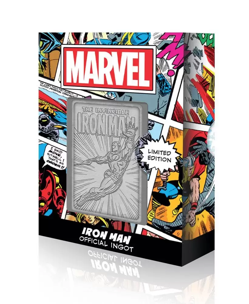 Fanattik - Ingot & Metal Card - Marvel - Iron-Man