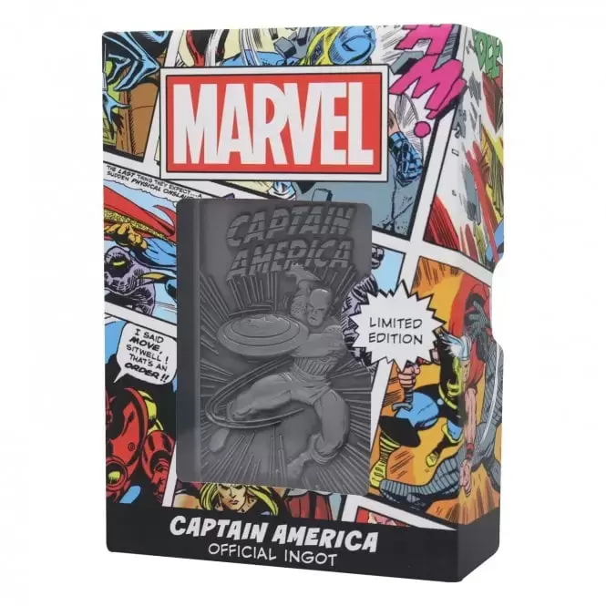 Fanattik - Ingot & Metal Card - Marvel - Captain America