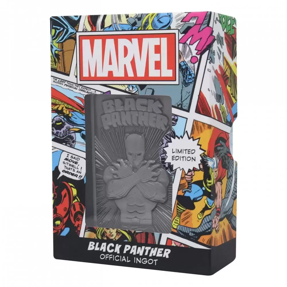 Fanattik - Ingot & Metal Card - Marvel - Black Panther