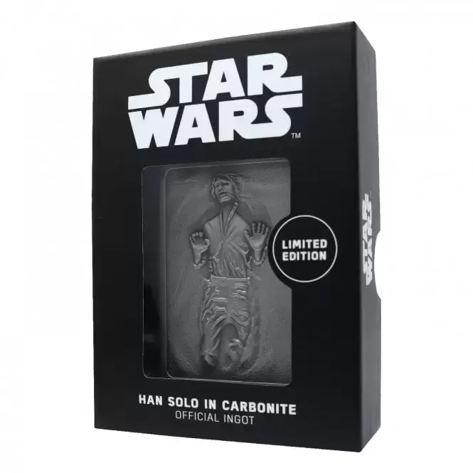 Fanattik - Ingot & Metal Card - Star Wars - Han Solo In Carbonite
