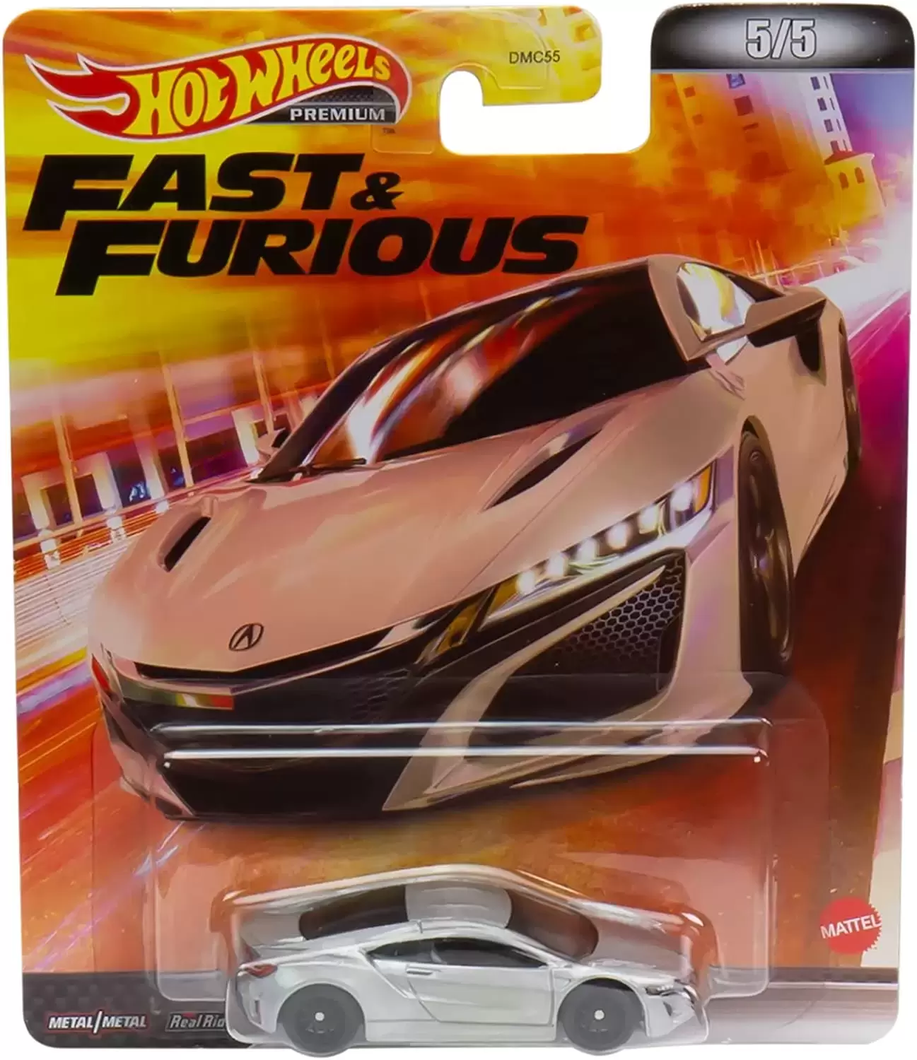 Fast & Furious - 17 Acura NSX - modèle Retro Entertainment Hot Wheels