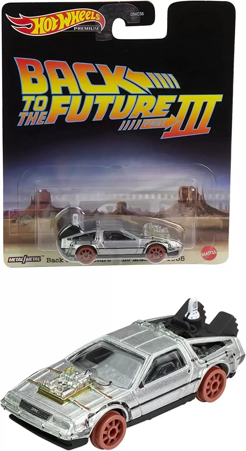 Retro Entertainment Hot Wheels - Back to the Future Part III - Back to the Future Time Machine - 1955