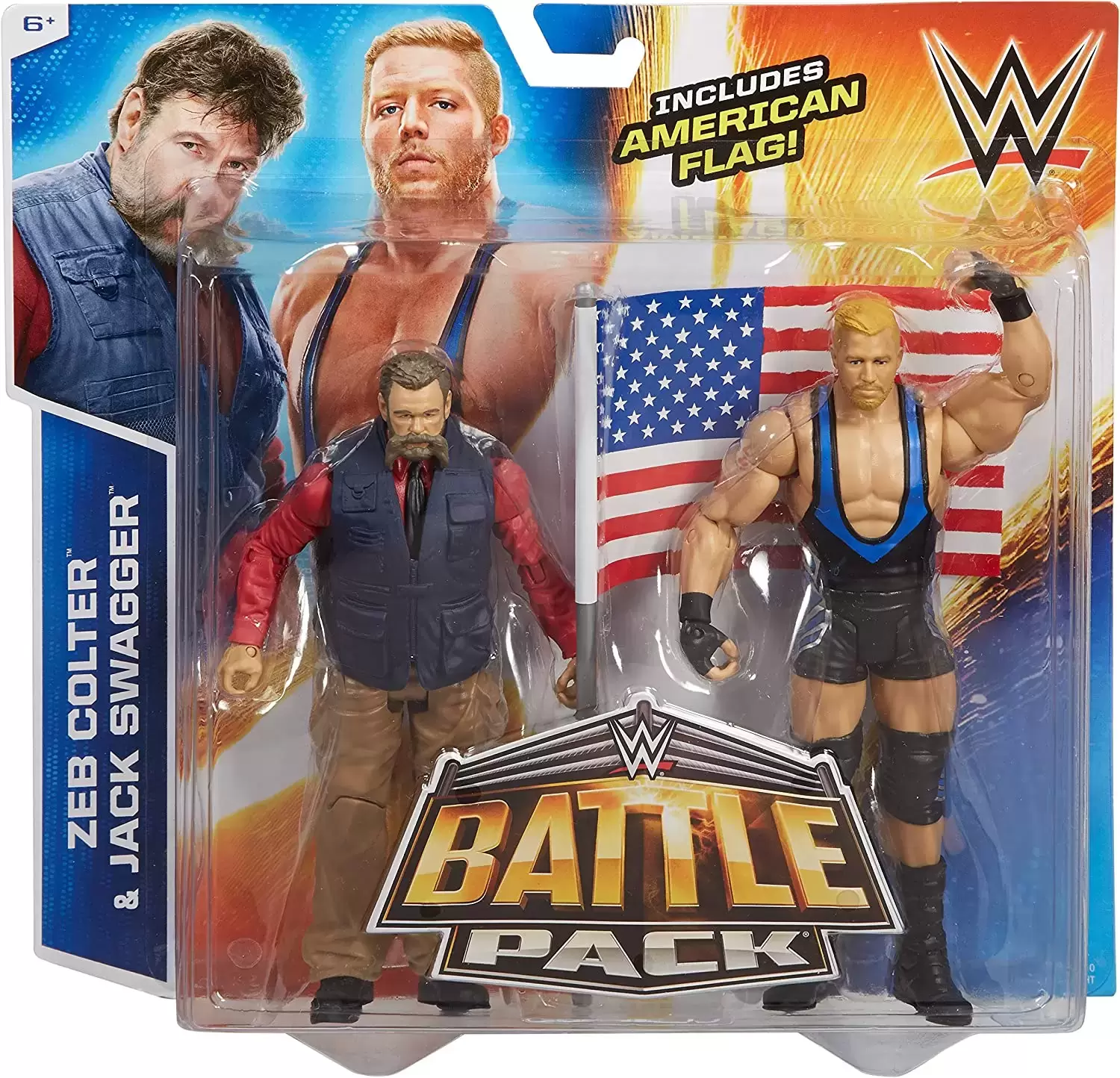 Mattel WWE - Battle Pack - Zeb Colter & Jack Swagger