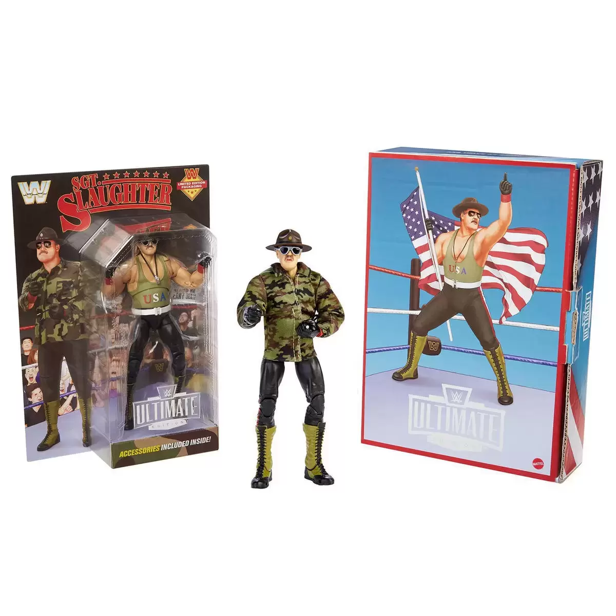 Mattel WWE Ultimate Edition - Sgt. Slaughter (Chase)
