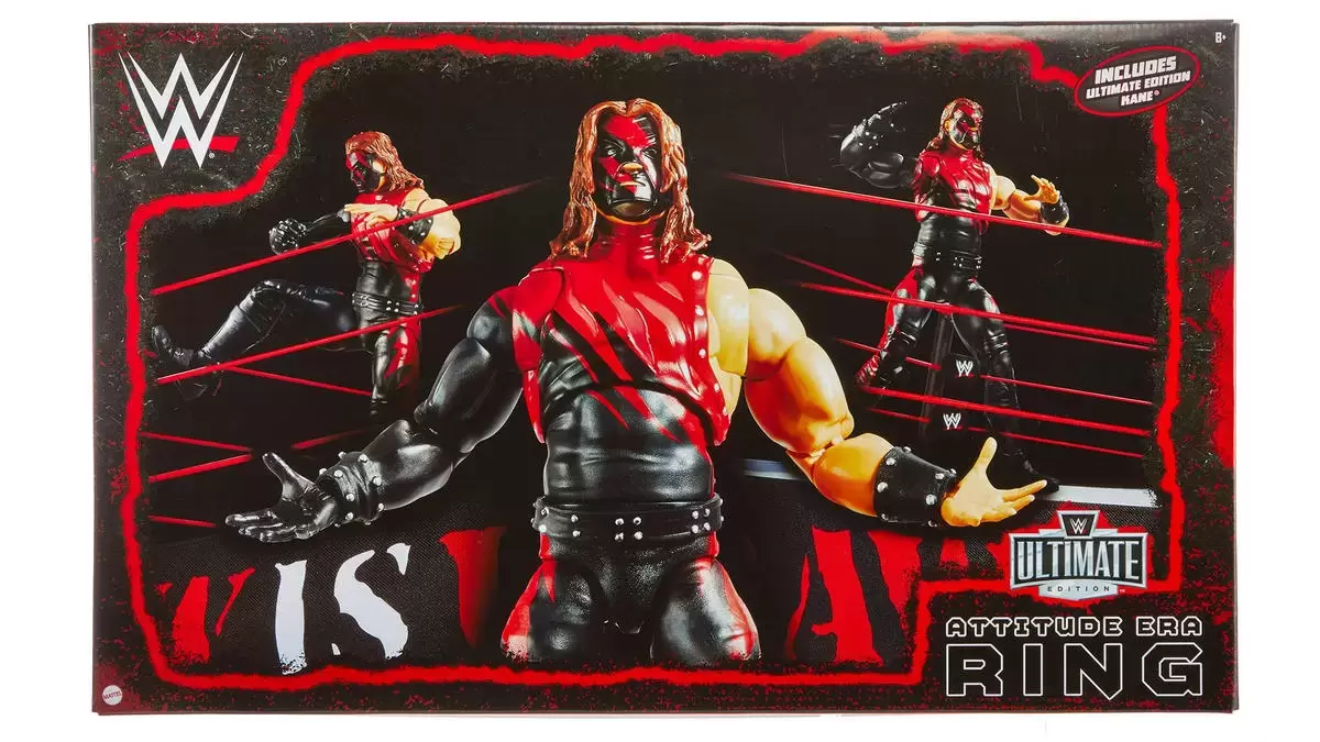 Mattel WWE Ultimate Edition - Attitude Era Ring + Exclusive Kane