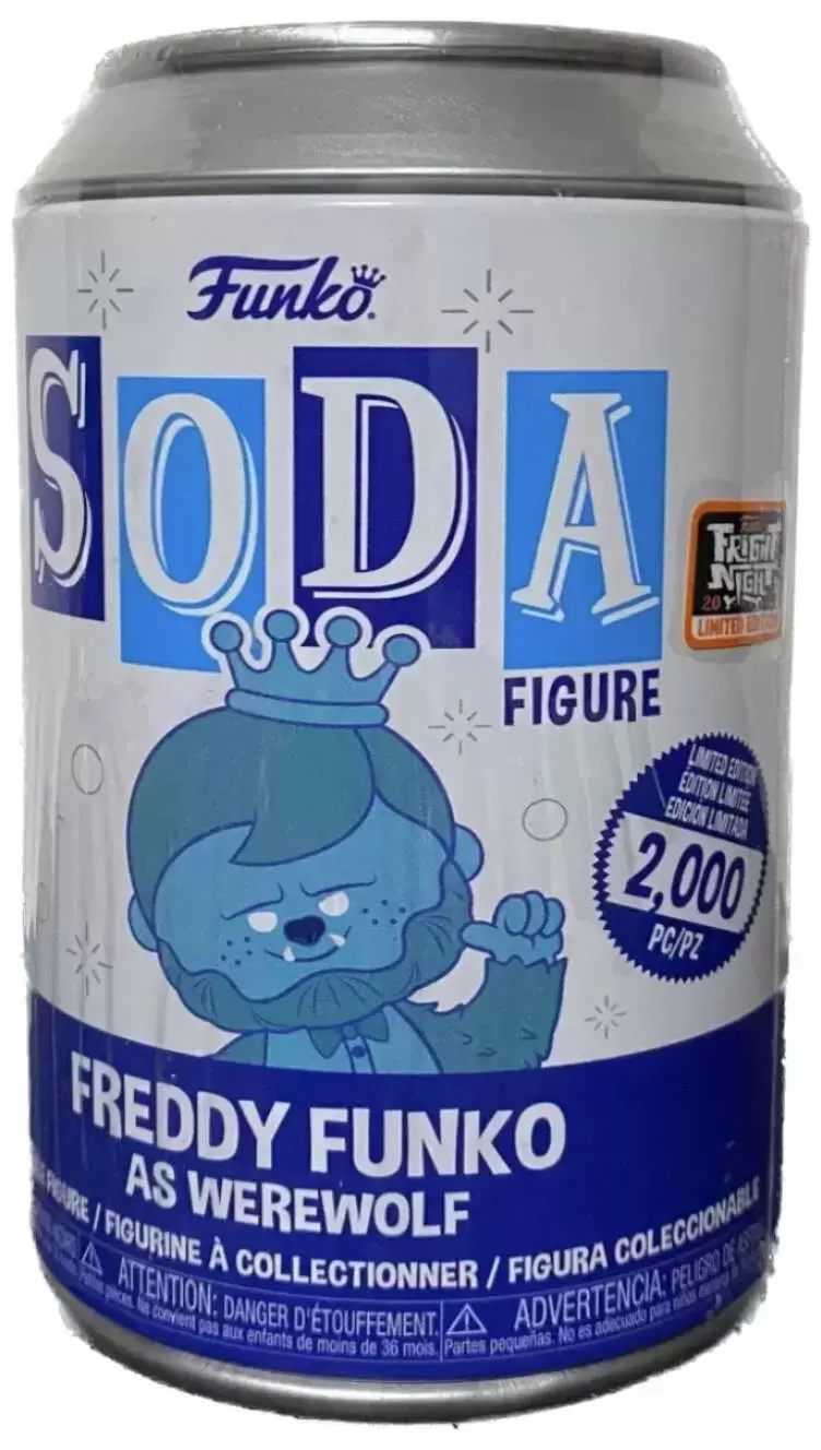 Vinyl Soda! - Freddy Funko as Werewolf GITD