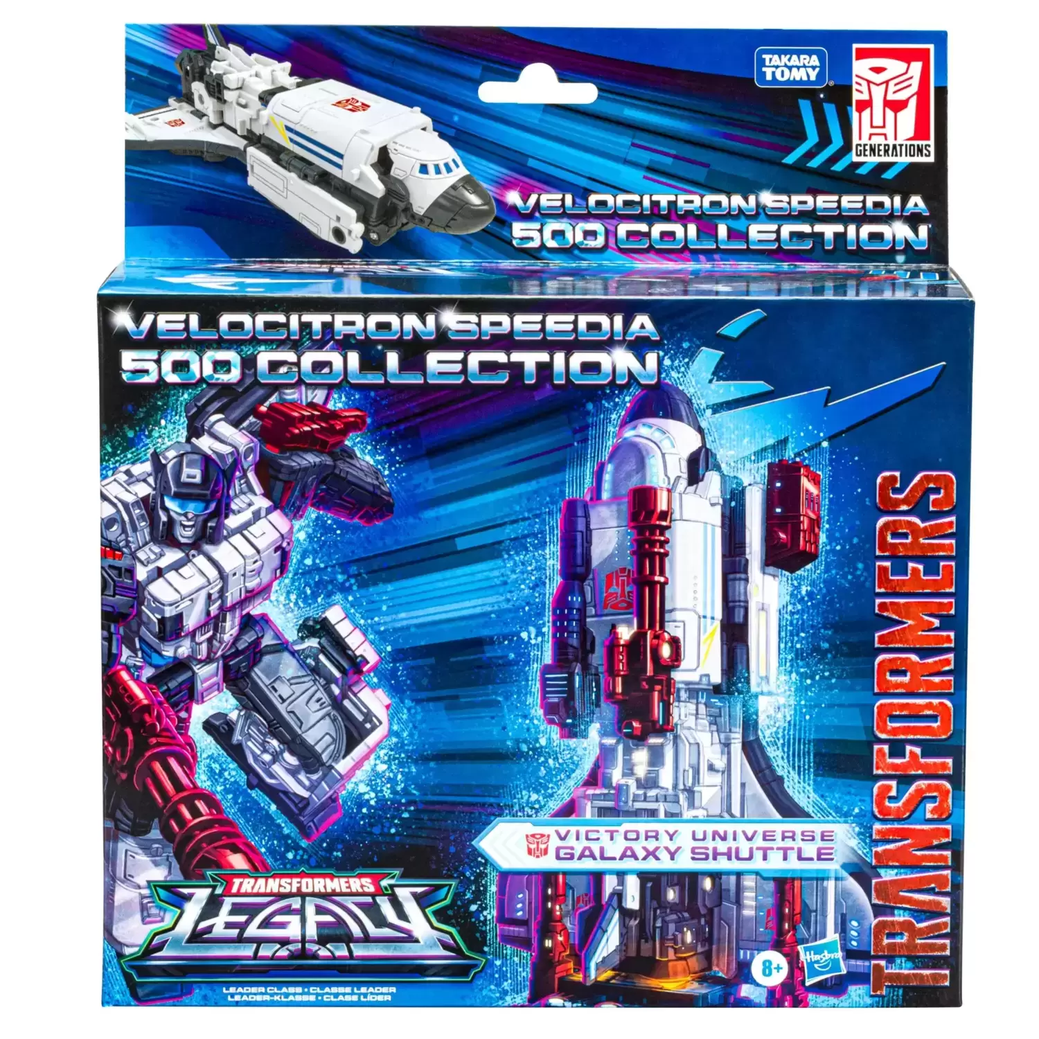 Velocitron Speedia 500 Collection - Transformers Legacy - Galaxy Shuttle (Victory)