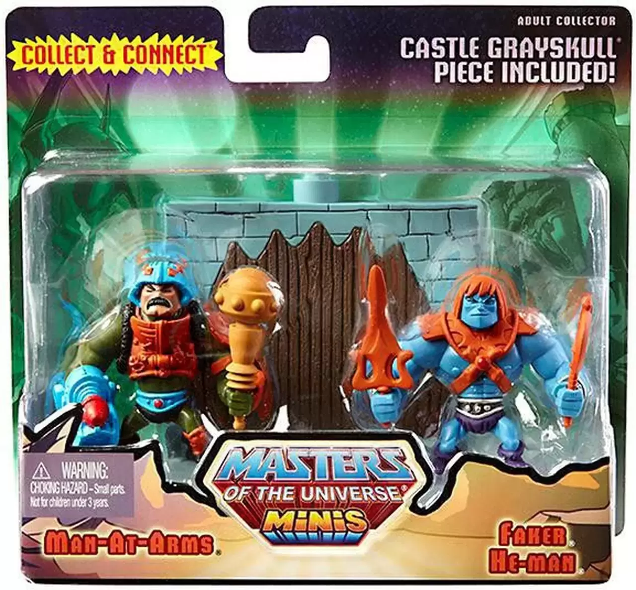 Masters of The Universe - Eternia Minis - MINIS - Man-At-Arms & Faker He-Man