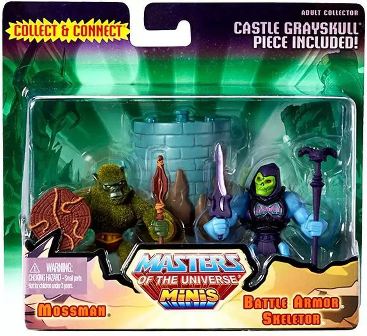 Masters of The Universe - Eternia Minis - MINIS - Mossman & Battle Armor Skeletor