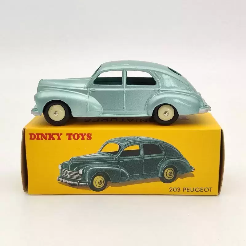 Atlas - Classic Dinky Toys Collection - Peugeot 203 (Gris Bleu)