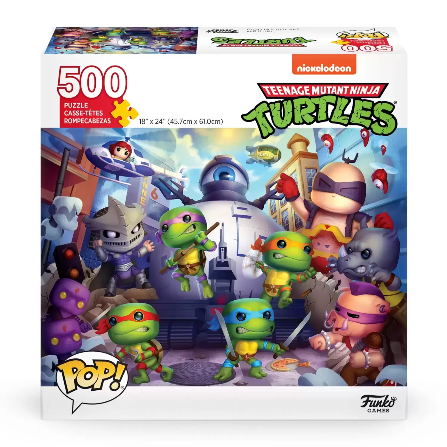 Funko Game - Pop! Puzzle - Teenage Mutant Ninja Turtles