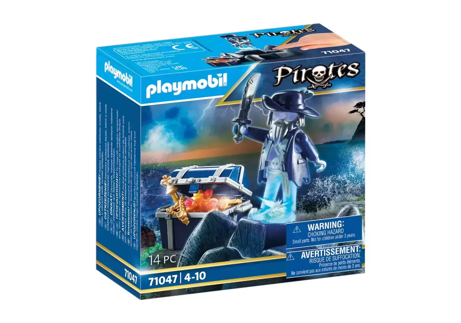 Playmobil Pirates - Pirate fantôme et trésor