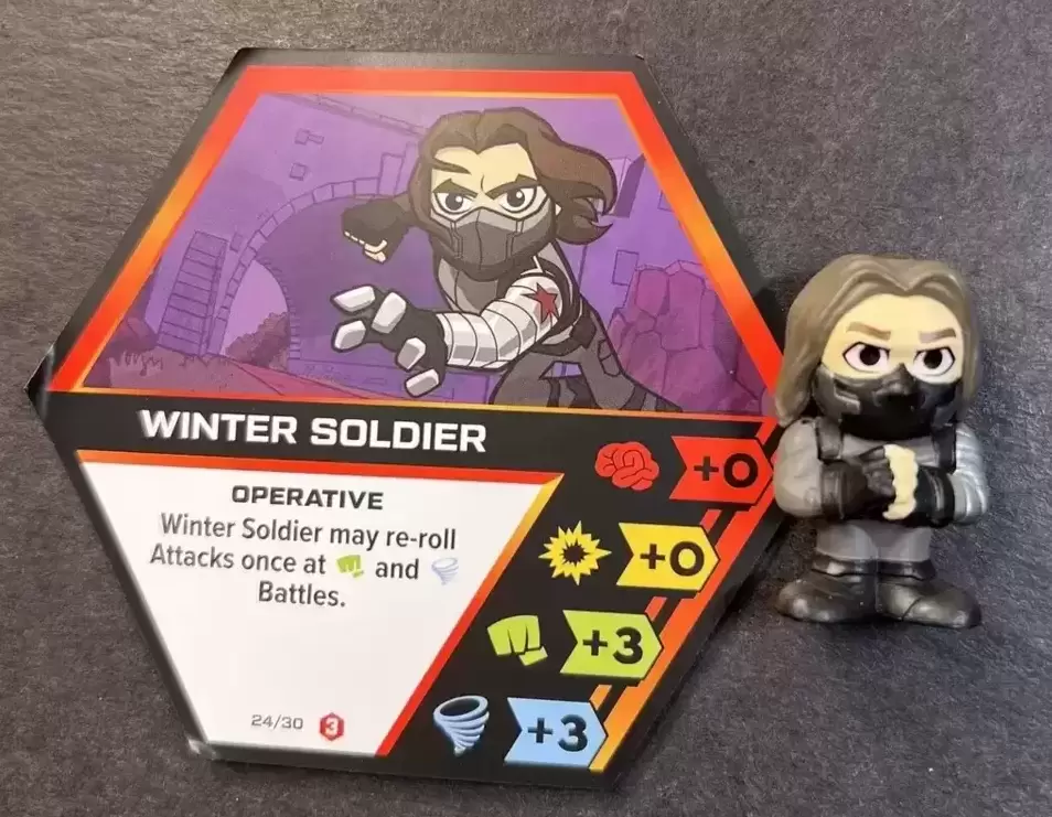 Marvel Battleworld Series 3 - Ultimate Armory - Winter Soldier (masked)