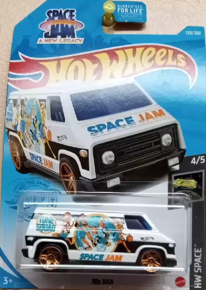 Hot Wheels Space Jam Character Cars - 70\'s Van HW Space (4/5)