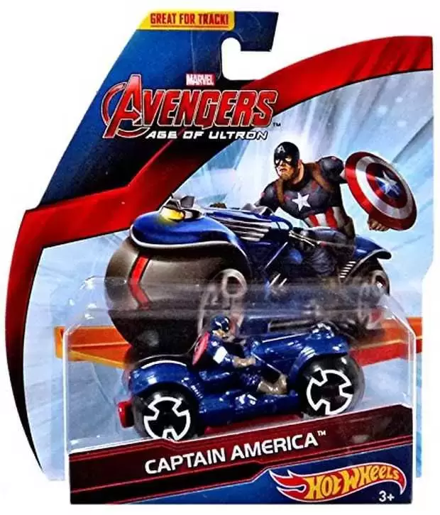Hot Wheels -  Marvel - Avengers Age of Ultron - Captain America