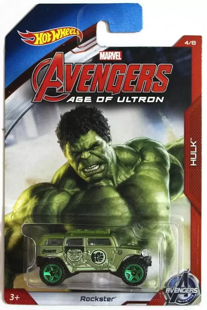 Hot Wheels -  Marvel - Avengers Age of Ultron - Hulk Rockster