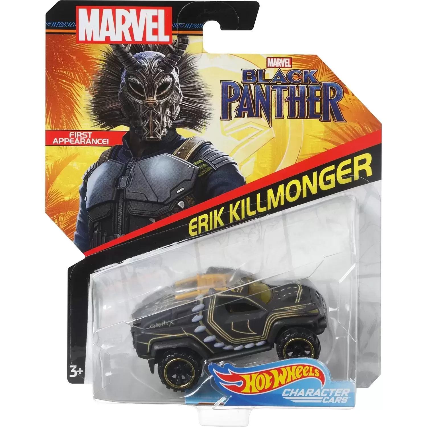 Marvel Character Cars - Black Panther - Erik Killmonger