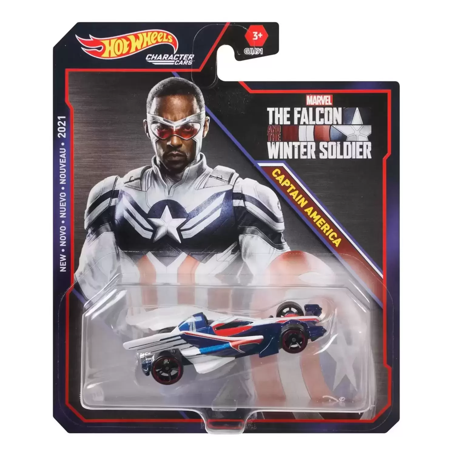 Marvel Character Cars - The Falcon and the Winter Soldier - Captain America