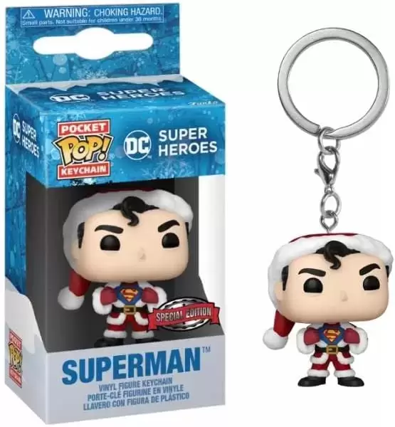 DC Comics - POP! Keychain - Holiday Superman