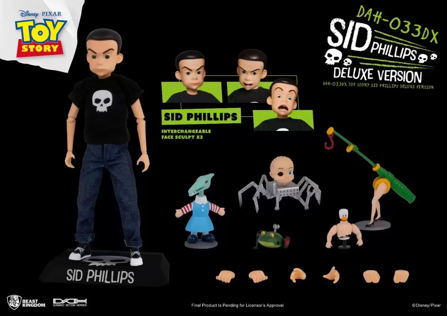 Dynamic 8ction Heroes (DAH) - Toy Story - Sid Phillips (Deluxe Version)