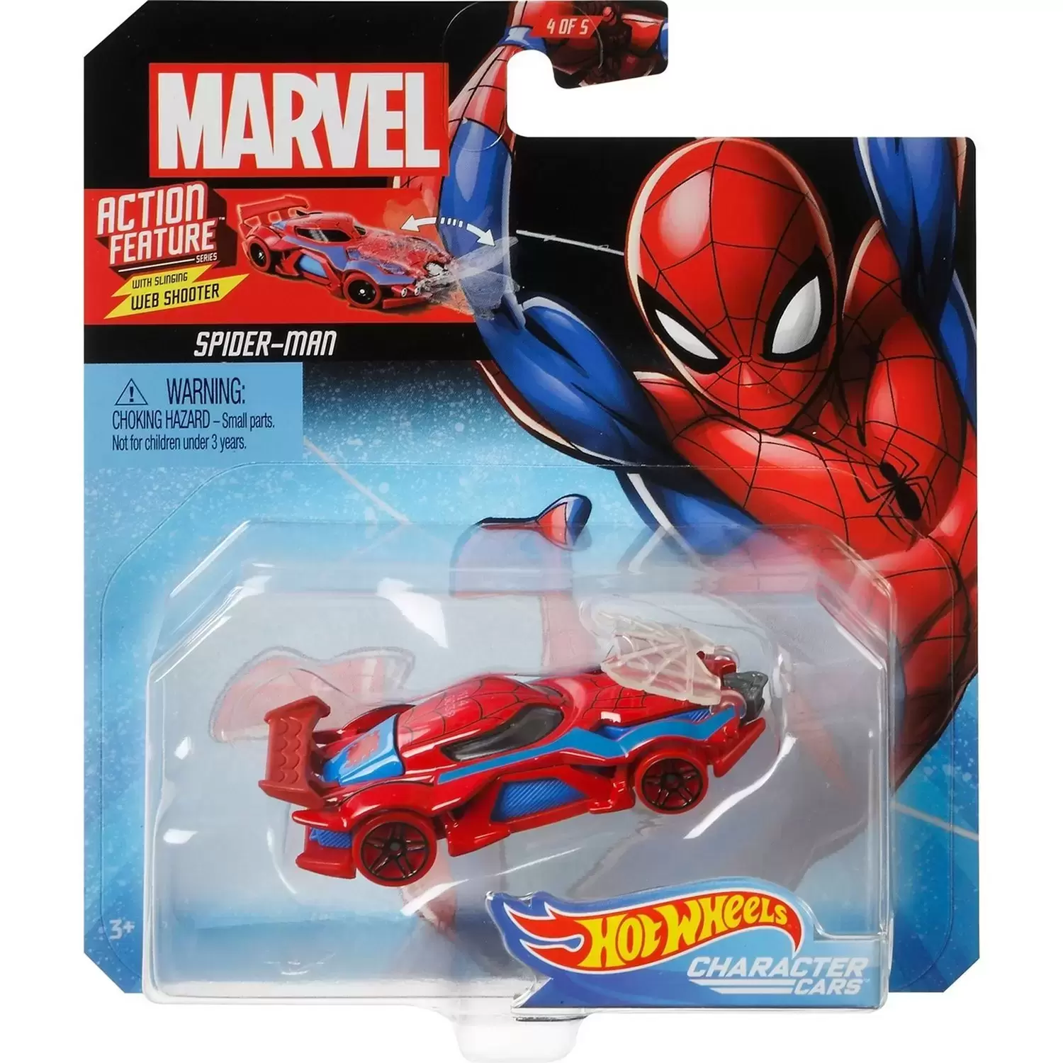 Marvel Character Cars - Action Feature Series - Spider-Man