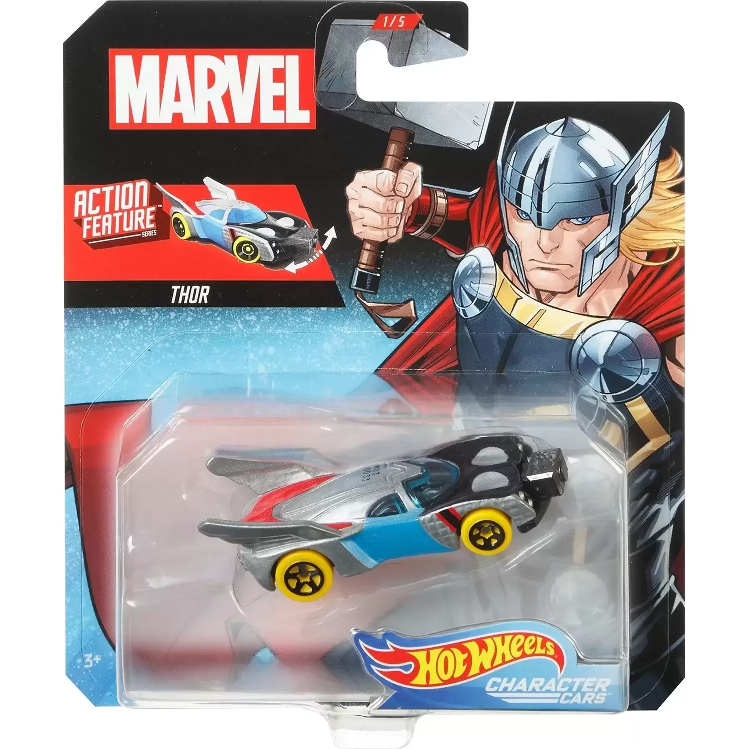 Marvel Character Cars - Action Feature Series - Thor