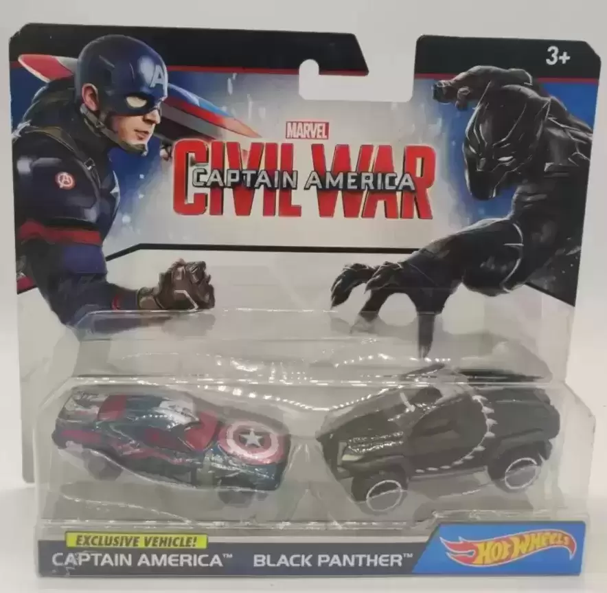 Marvel Character Cars - Captain America Civil War - Captain America & Black Panther