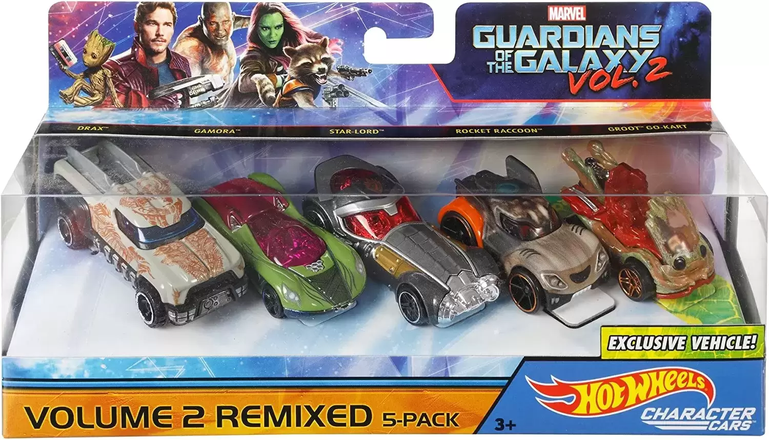 Marvel Character Cars - Guardians of the Galaxy Vol.2 - Volume 2 Remixed 5-Pack