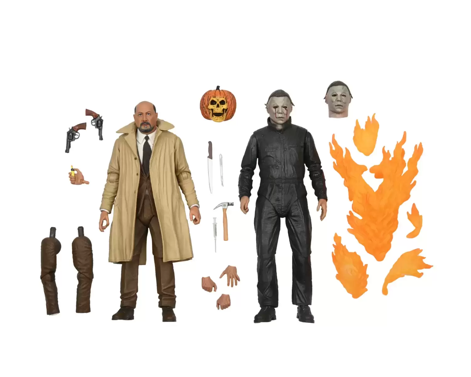 NECA - Halloween 2 - Ultimate Michael Myers & Dr Loomis 2-Pack