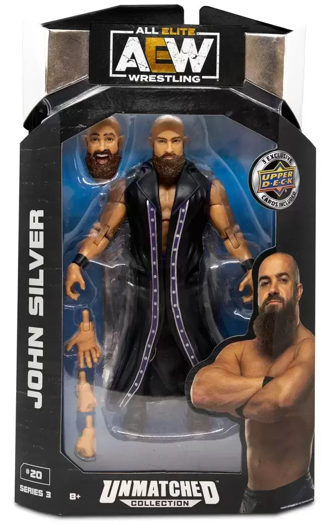 AEW - Unmatched - 2022 Aew Jazwares Unmatched Collection Series 3 #20 John Silver