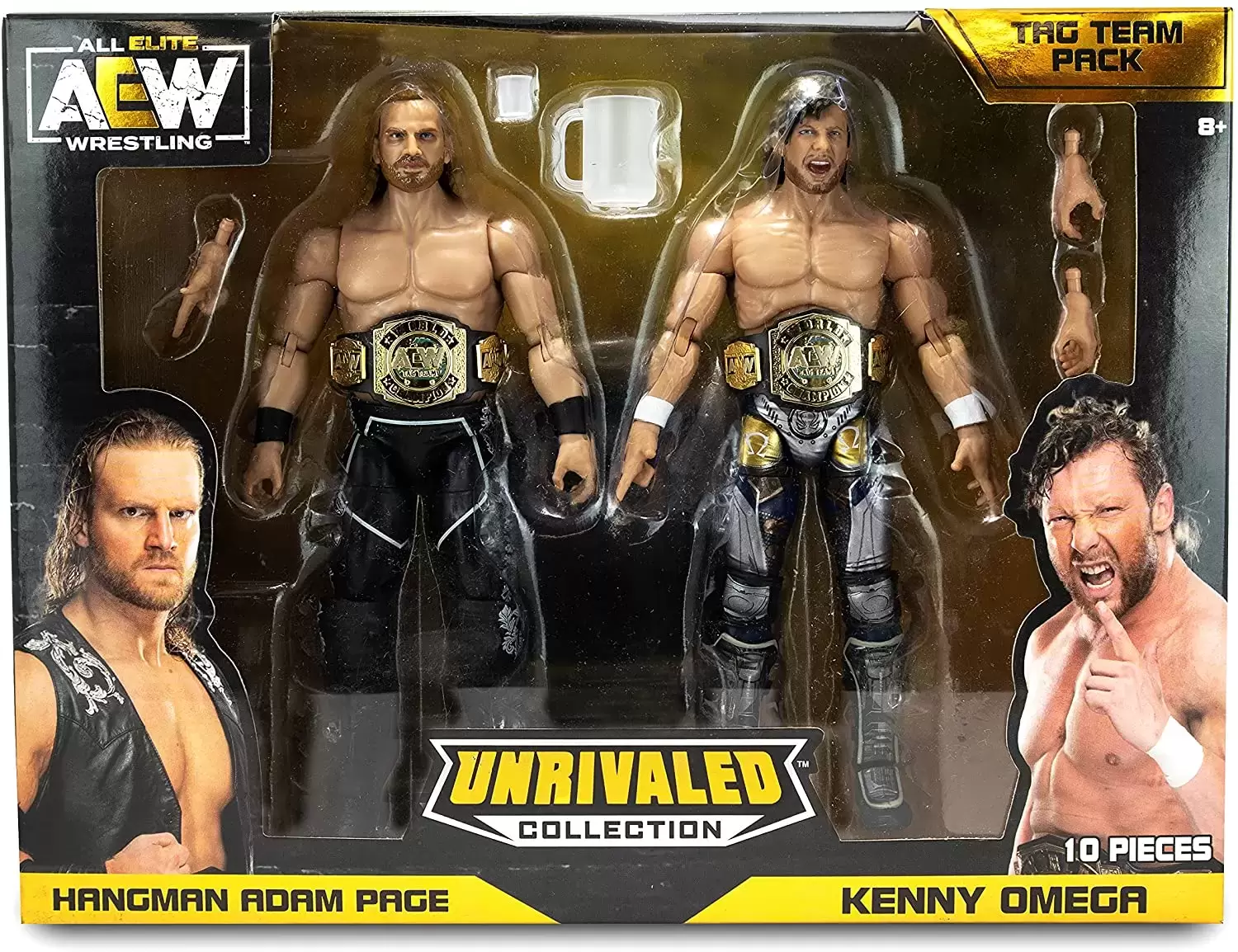 AEW - Unrivaled - Hangman Adam Page & Kenny Omega Tag Team Pack