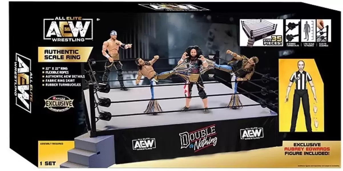 AEW - Unrivaled - Authentic Scale Ring With Exclusive Aubrey Edwards