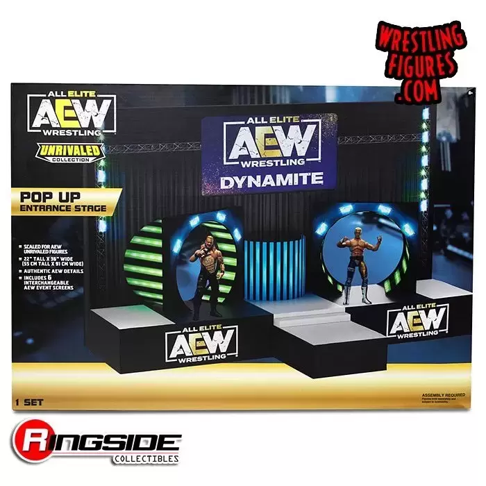 AEW - Unrivaled - 2022 Aew Jazwares Unrivaled Collection Pop Up Entrance Stage