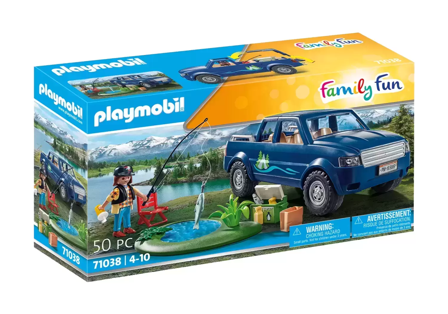 Playmobil en vacances - 4x4 et pêcheur
