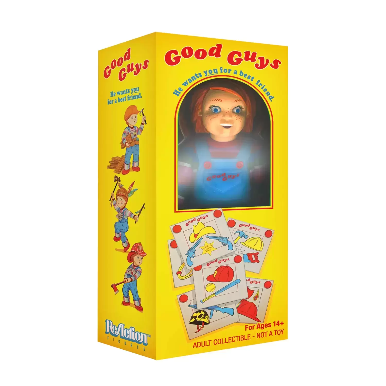 ReAction Figures - Good Guys - Chucky in Box