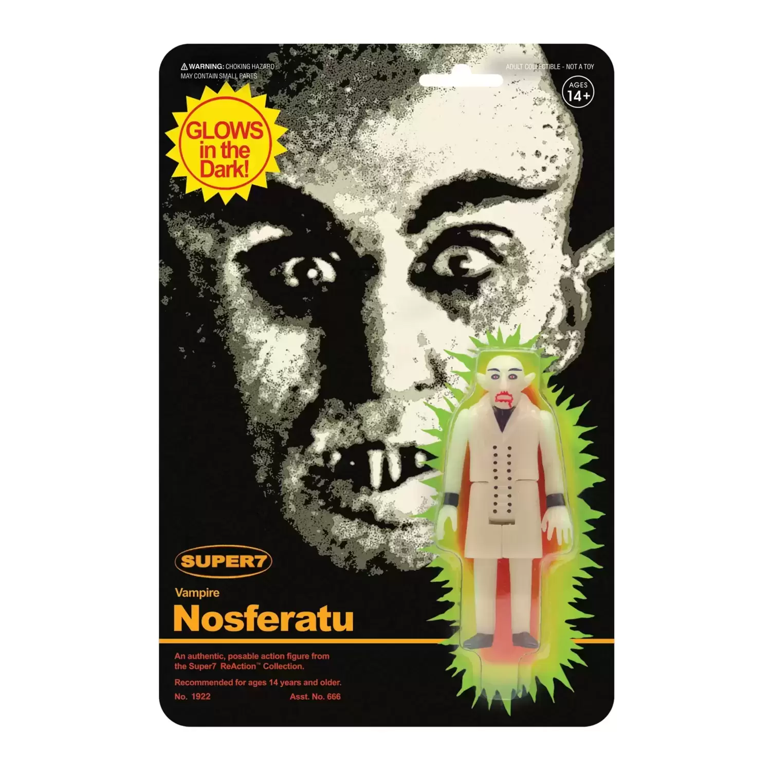 ReAction Figures - Nosferatu -  Vampire (Glow)