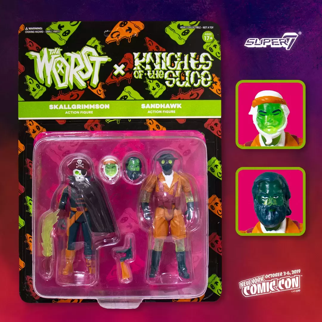 ReAction Figures - The Worst X Knights of the Slice