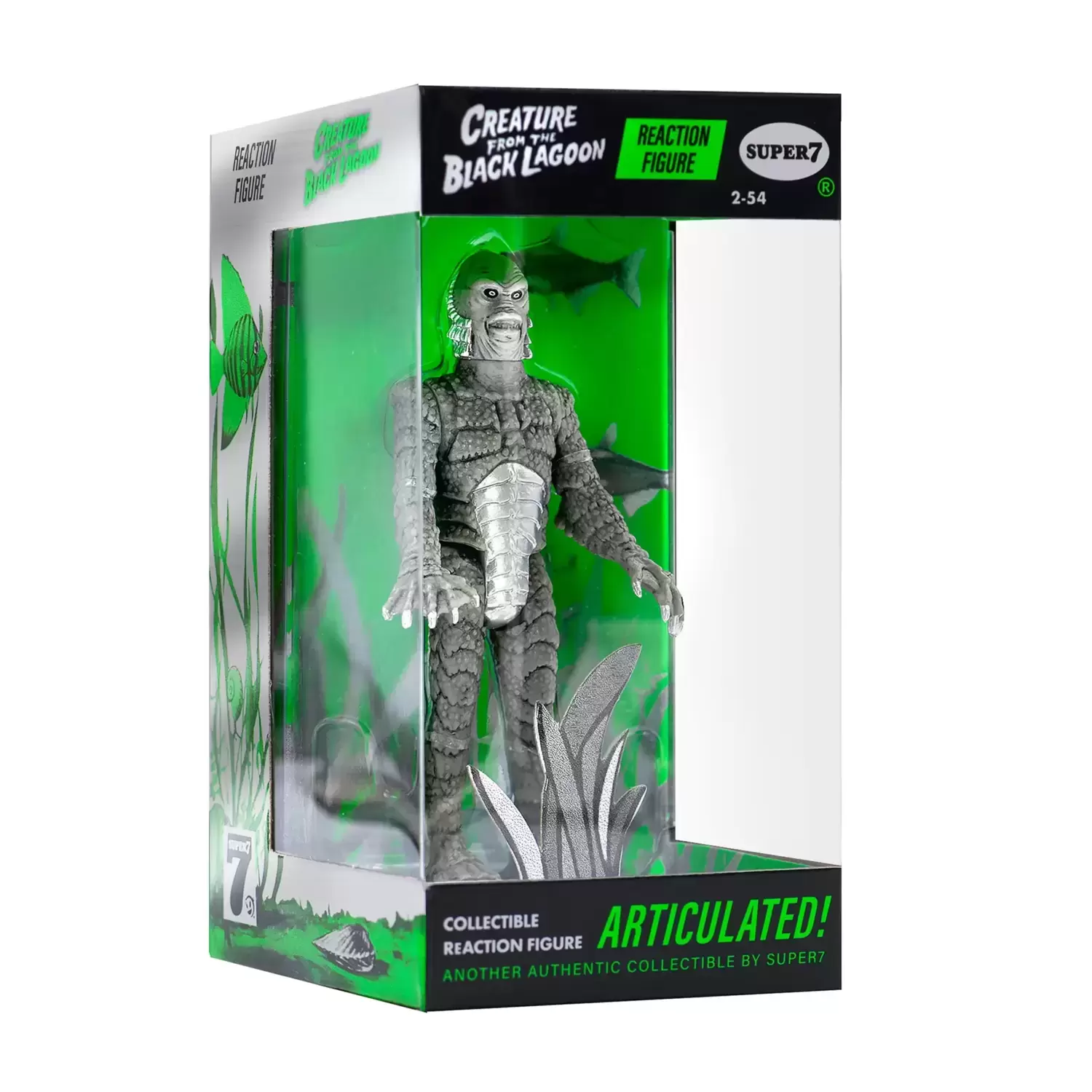 ReAction Figures - Universal Monsters -  Creature From the Black Lagoon (Silver Screen)