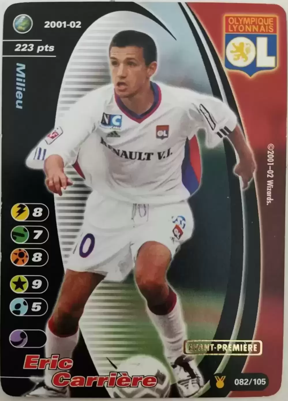 Wizards Football Champions France 2001/2002 - Eric Carriere - FC Nantes