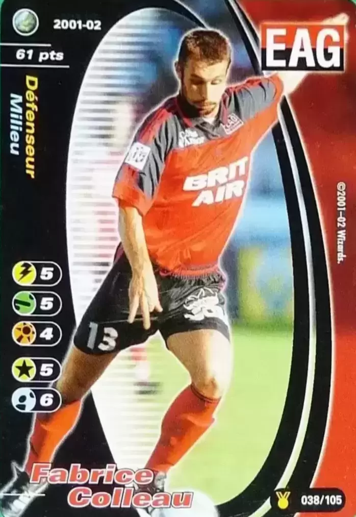 Wizards Football Champions France 2001/2002 - Fabrice Colleau - EA Guingamp