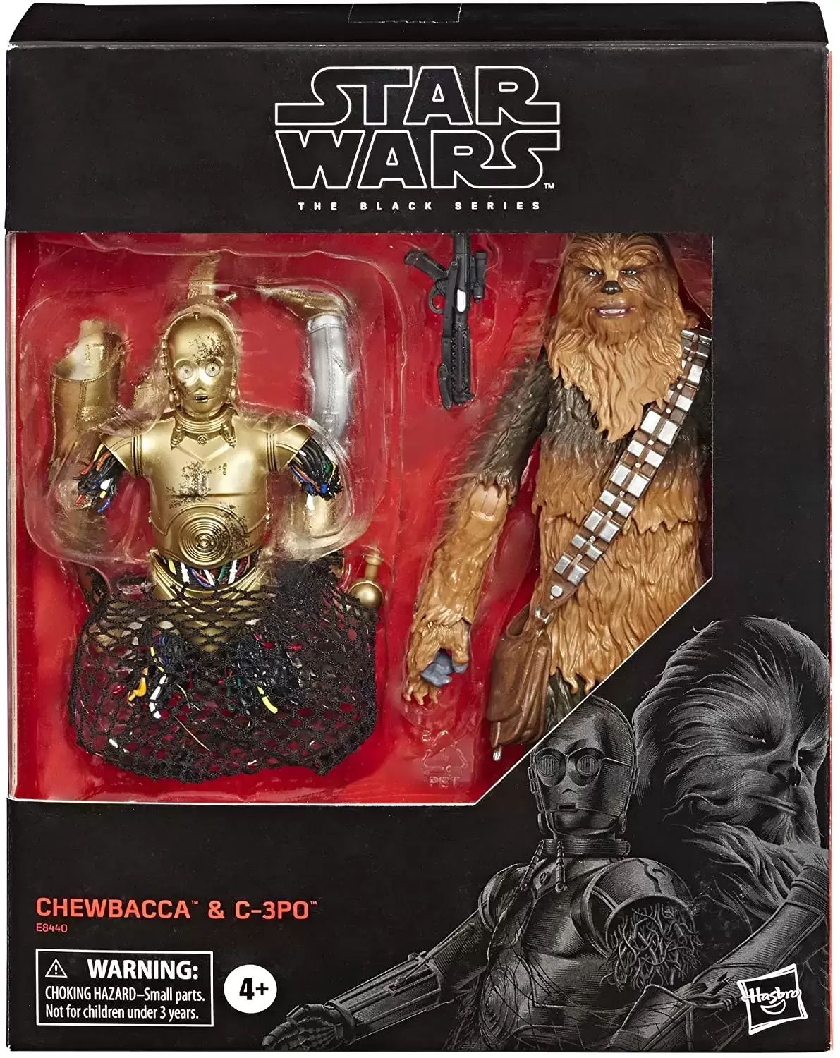 Black Series Red - 6 pouces - Chewbacca and C-3PO (with Removable Limbs) (Exlusive)