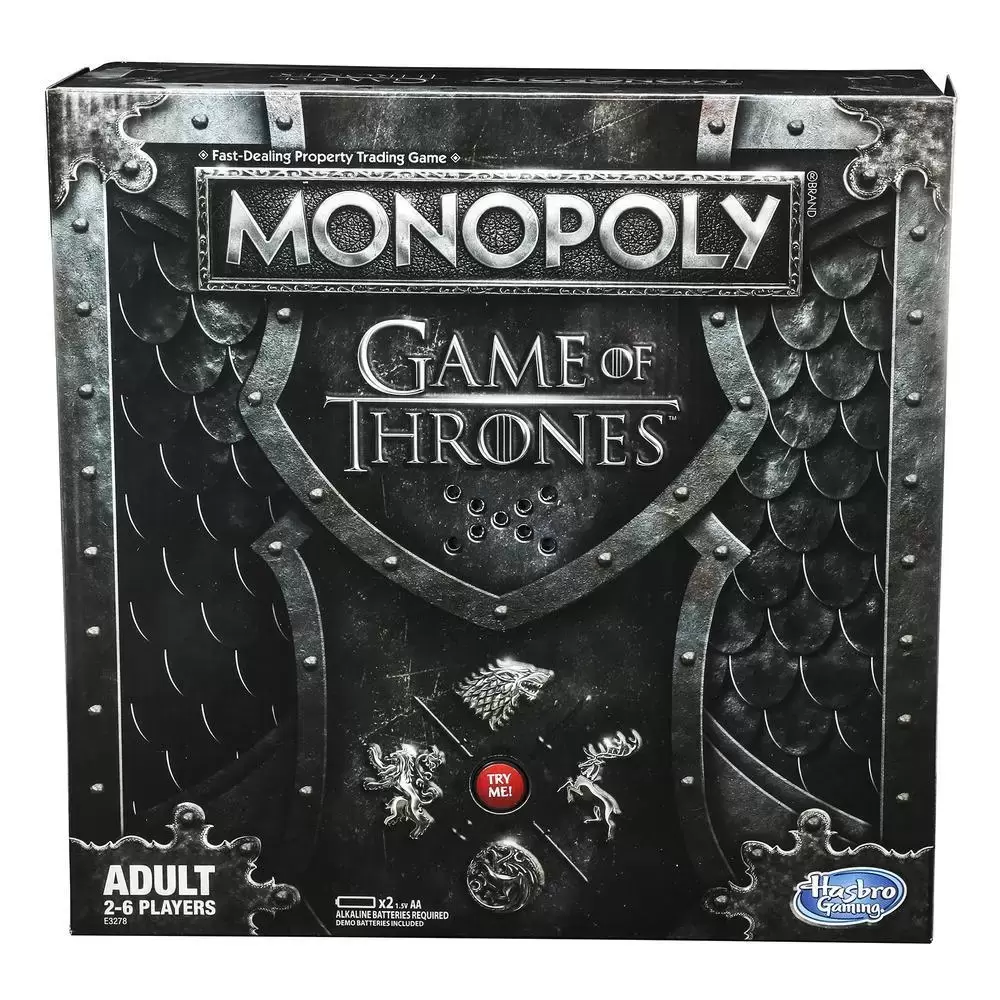 Monopoly Films & Séries TV - Monopoly - Game of Thrones Edition