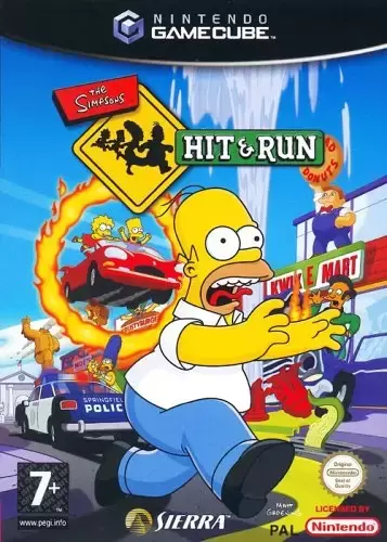 Jeux Gamecube - Simpson\'s Hit & Run