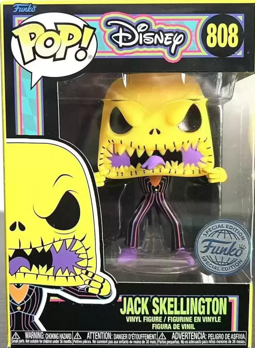 Funko Pop! Disney: The Nightmare Before Christmas - Jack (Blacklight)