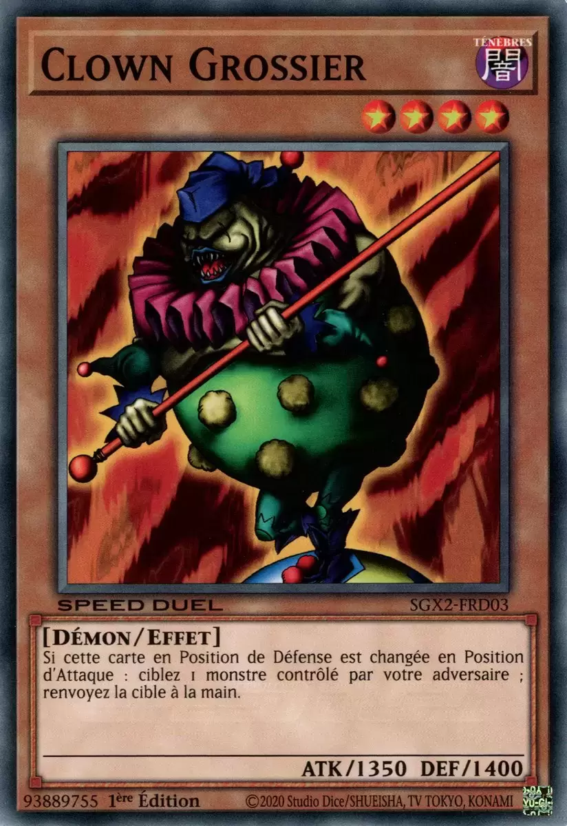 Speed Duel - Midterm Paradox 2022 SGX2 - Clown Grossier