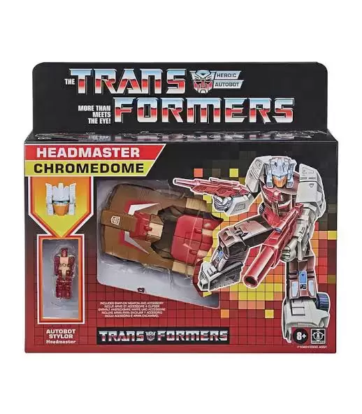 Transformers G1 - Transformers Generations Retro Headmaster Chromedome