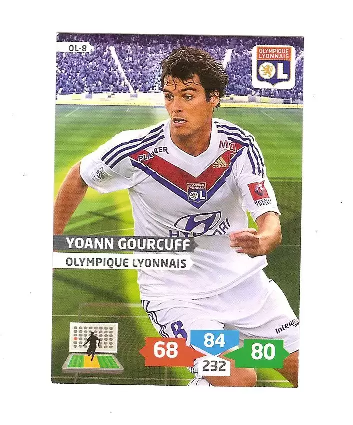 Adrenalyn XL 2013-2014 (France) - Yoann Gourcuff - Olympique Lyonnais