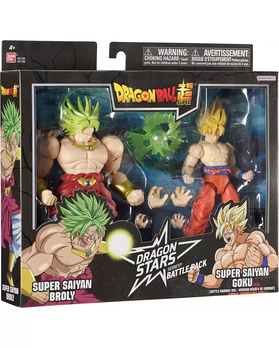 Dragon Stars Series - Super Saiyan Broly & Super Saiyan Goku (Battle Damage Ver.)